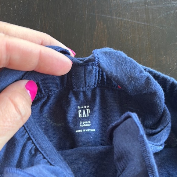 GAP Blue and Red Jumpsuit with Elastic Waist - Picture 2 of 2